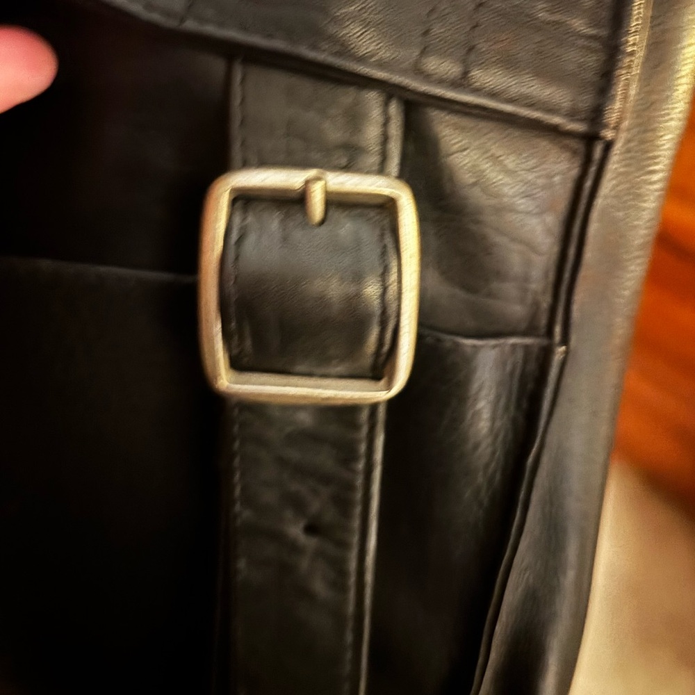 FRYE Leather Convertible Commuter Bag - Picture 4 of 14